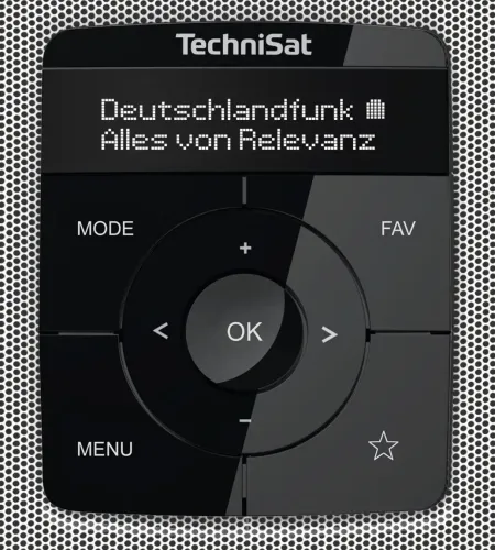 Radioodbiornik TechniSat DigitRadio 2 S Radio FM DAB+ Bluetooth Czarno-biały