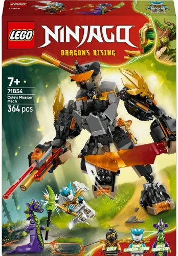 LEGO 71854 NINJAGO Mech specjalny Cole A i Zane w smoczej zbroi