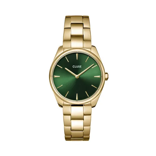 Часы Cluse Féroce Petite Cw11217 Gold / Green