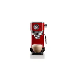 ARIETE Perfetto Slim Manometro Moderna 1381/33 1300 W czerwony - ekspres do kawy ciśnieniowy