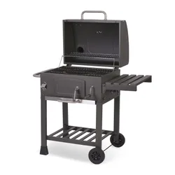 Grill węglowy ogrodowy Berdsen BD-891 komin żeliwny ruszt termometr + pokrowiec