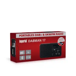 Radioodbiornik Imperial DABMAN 17 Radio FM, DAB+ Bluetooth Czarny