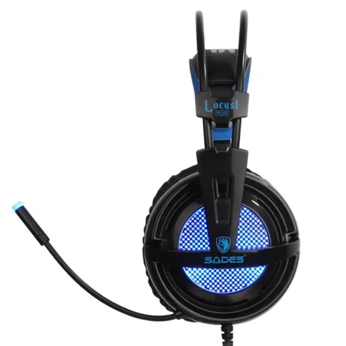 Sades Locust Plus 7.1 Surround czarno-niebieskie