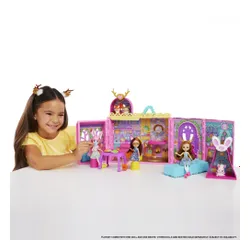 Mattel Lalka Enchantimals Domek przyjaźni z meblami i akcesoriami