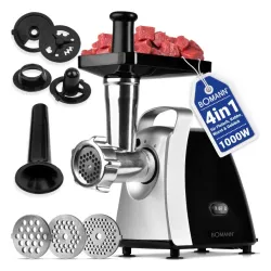 Мясорубка электрическая Bomann FW 6067 CB 1000W, 3 ситка