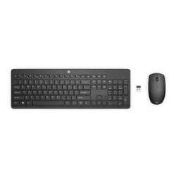 Zestaw klawiatura i mysz HP 230 Combo bezprzewodowa czarna