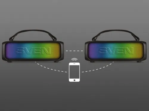 Głośnik Bluetooth Sven PS-235 12W Radio FM Czarny