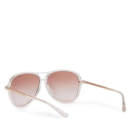 Okulary przeciwsłoneczne Michael Kors Breckendrige 0MK2176U Clear Transparent/Rose Gold Gradient Mirror - Rozmiar (EU) 58