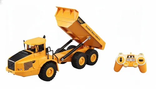 Zdalnie sterowany samochód COIL Auto RC pilot wywrotka ciężarówka VOLVO 1:16 żółta