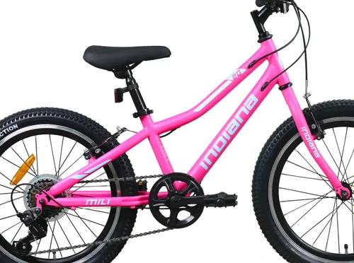Rower dziecięcy INDIANA Figo 20 cali dla dziewczynki Różowy