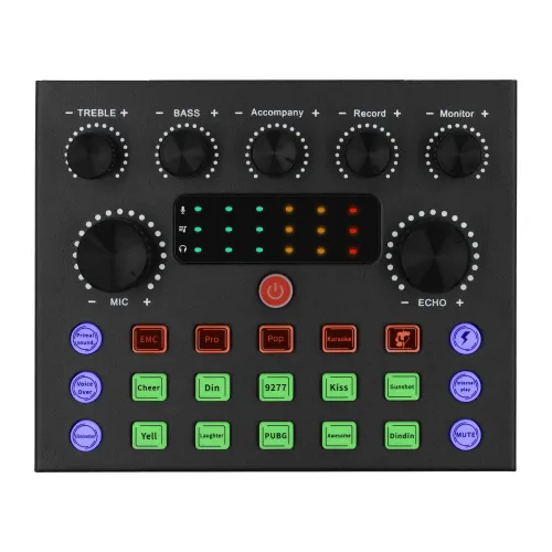 Mikrofon Musicmate MM-SD150 LiveMix + Zestaw do nagrywania i streamingu Przewodowy Pojemnościowy Czarno-złoty
