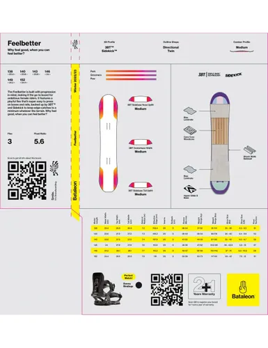 Deska snowboardowa Bataleon Feelbetter - Długość (cm) - 152