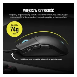 Myszka gamingowa Corsair Sabre Pro RGB Champion Series Czarny