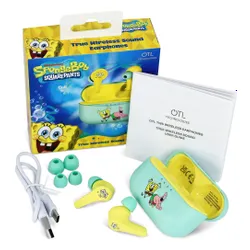 Słuchawki dokanałowe OTL SpongeBob SquarePants Turkusowo-żółty