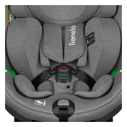 Fotelik samochodowy LIONELO Harmony i-Size 40-150 cm (0-36 kg) Szary