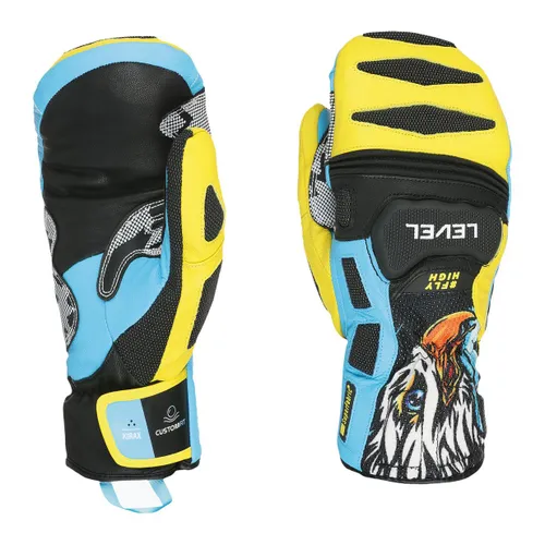 Rękawice narciarskie Level SQ CF Mitt yellow/blue
