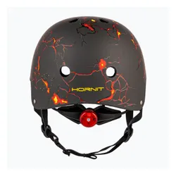 Kask rowerowy dziecięcy Hornit Lava brown