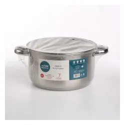 Garnek ze stali nierdzewnej z pokrywką FABIO 4,7 l