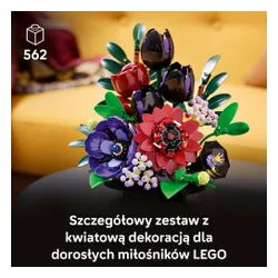 LEGO 11513 Botanicals Kompozycja z ciemnych kwiatów