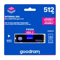 Dysk GoodRam PX500 Gen.2 512GB M.2 PCIe