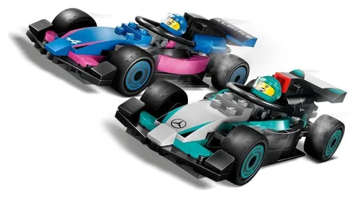 LEGO City 60444 F1 Garaż i bolidy Mercedes-AMG i Alpine