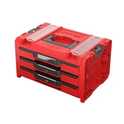 Skrzynka narzędziowa QBRICK System Pro Drawer 3 Toolbox 2.0 Profi Expert Red Ultra HD Custom