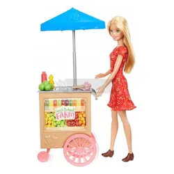 Lalka Barbie sklepik stragan GJB65