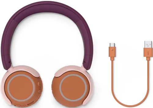Słuchawki nauszne PHILIPS TAK4200MP Fioletowy