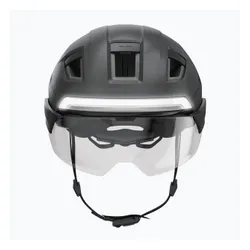 Kask rowerowy z kierunkowskazami ABUS Hyp-e Ace volcano titan