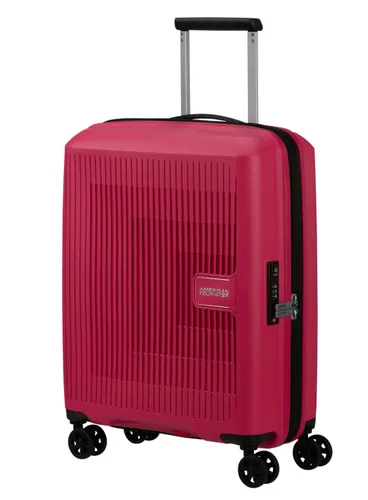 Walizka mała poszerzana American Tourister AeroStep - pink flash