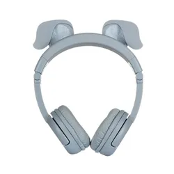 Słuchawki bezprzewodowe BuddyPhones Play Ears Plus Dog Dla dzieci Nauszne Bluetooth 5.0 Niebieski