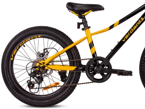 Rower dziecięcy SUN BABY Verdant Calix 20 dla chłopca Czarno-złoty