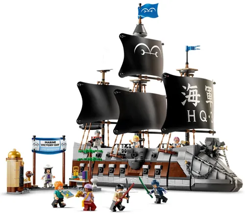 LEGO ONE PIECE 75646 Okręt Garpa, zestaw klocków 9+