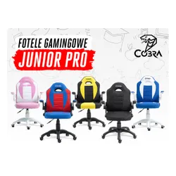 Fotel COBRA Junior Pro CRF2306 7.1T Czarny