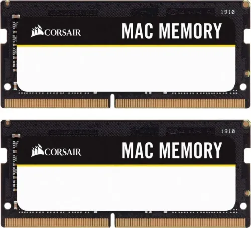 Pamięć Corsair Mac Memory DDR4 32GB (2x16GB) 2666 CL18 SODIMM Czarny