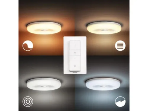 Lampa sufitowa Philips Hue White Ambiance Struana 929003056901 Biały