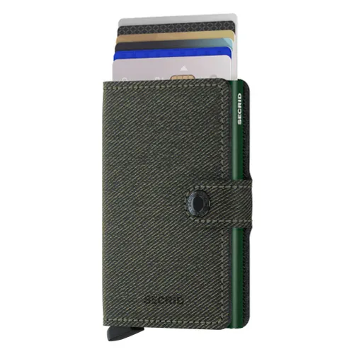 RFID Secrid Miniwallet Twist-green ile Cep Cüzdanı