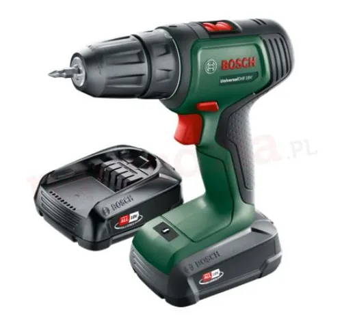 Дрель-шуруповерт аккумуляторная с аксессуарами Bosch UniversalDrill 18V