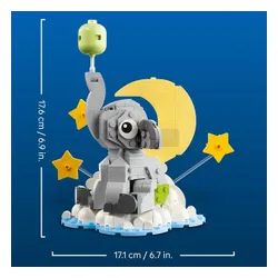 LEGO Iconic 40814 Słoniątko na niebie, zestaw klocków 18+