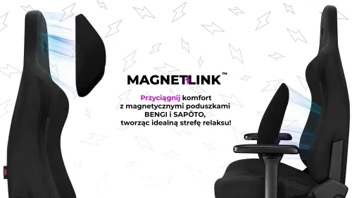 Fotel YUMISU 2052 Magnetic Czarny