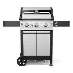 Grill gazowy KOLER Krone Compact Srebrny 15.5 kW 60 x 46 cm
