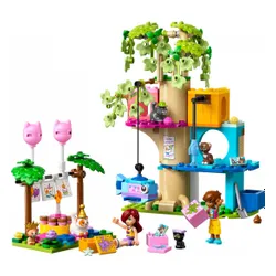 LEGO Klocki Friends 42666 Kocie przyjęcie urodzinowe i domek na drzewie
