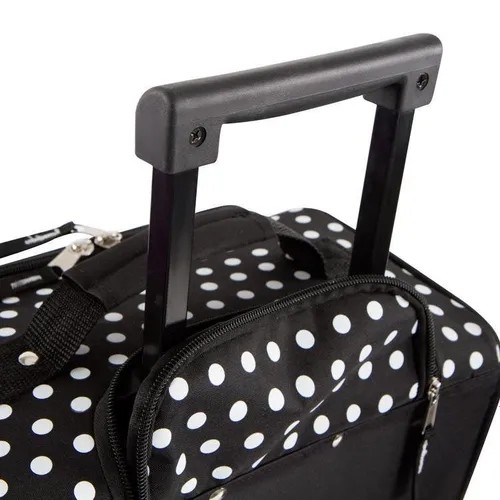 Dziecięca walizka Heys Kids Softside Luggage 18" - black/white dots