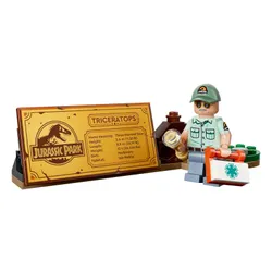 LEGO Jurassic World 77985 Szkielety dinozaurów: triceratops, zestaw klocków