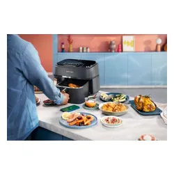 Air Fryer Frytkownica beztłuszczowa PHILIPS Ovi Dual Basket NA352/00 9l z podwójnym koszem ponad 1000 przepisów
