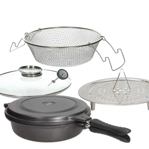 TOGNANA Sphera 30 cm - patelnia grillowa dwustronna nieprzywierająca z akcesoriami