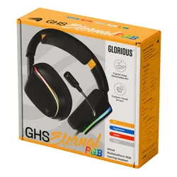 Słuchawki GLORIOUS GHS Eternal RGB GLO-A-2PC-BLK Nauszne