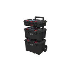 Zestaw skrzynek narzędziowych KETER Stack'N'Roll (3 szt.)