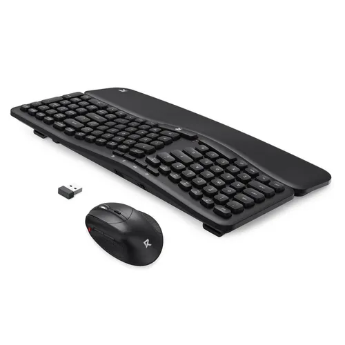 Zestaw klawiatura i mysz Redragon BS-7162 MAX bezprzewodowa czarna
