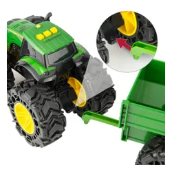 Traktor TOMY Monster Treads John Deere z przyczepą 47353
